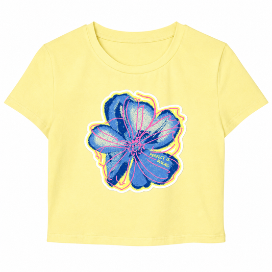 perfect is boring baby tee